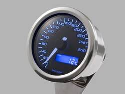 VELONA60 SPEEDOMETER 260, BLUE-LED, POLISH