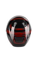 Kask Motocyklowy LAZER RAFALE EVO Darkside (kol. Czarny - Czerwony) rozm. XS