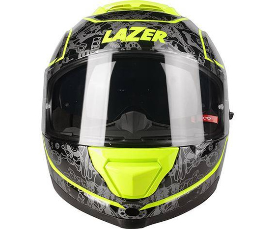 Kask Motocyklowy LAZER RAFALE SR $13 Original (kol. Czarny - Żółty Fluo) rozm. L
