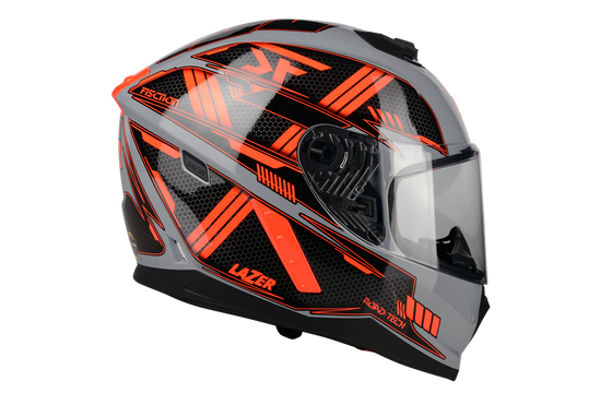 Kask Motocyklowy LAZER RAFALE EVO Roadtech (kol. Szary - Czerwony - Matowy) rozm. 2XL