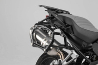 ZESTAW PLASTIKOWYCH KUFRÓW BOCZNYCH AERO ABS SW-MOTECH BLACK 2X25,L