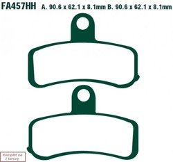 Brake pads EBC FA457HH wzmacniane (set on 1 disk)