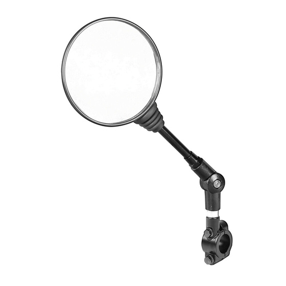 91638 Bico+, rearview mirror with handlebar mount bracket