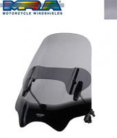 Uniwersalna szyba do motocykli bez owiewek MRA, form VNB-A, smoke
