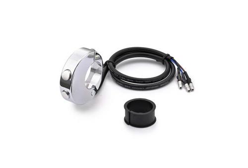 CNC 2 BUTTON SWITCH, CHROME, FOR VELONA