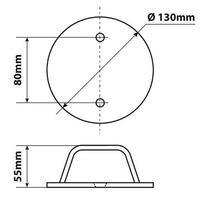 90593 Shield 2, floor install motorcycles anchoring