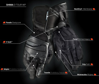 Motorcycle Gloves SHIMA D-TOUR WP