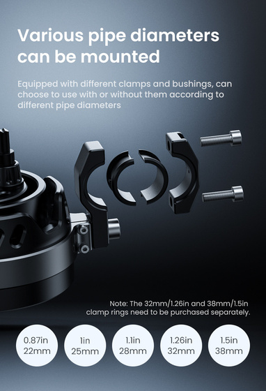 LOBOO L18S światło drogowe i mijania pomocnicze (czarne) (10.1.01018.001.01)