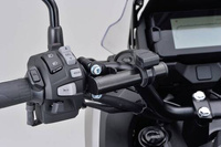 92801 MOUNT BAR 100MM Ø22.2MM BLACK MASTER CYLINDER CLAMP "FLAT" TYPE