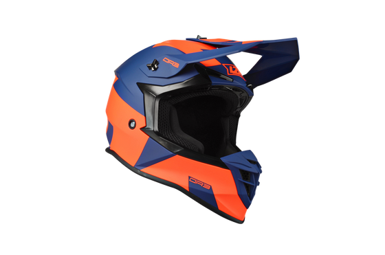 Kask Motocyklowy LAZER OR3 Rocky (kol. Niebieski - Czerwony fluo) rozm. M