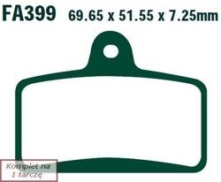 Brake pads EBC FA399 (set on 1 disk)