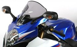 Szyba motocyklowa MRA SUZUKI GSX-R 1000, WVCL, 2007-2008, forma R, czarna