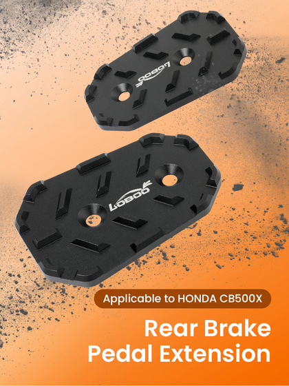 LOBOO Przedłużenie pedału hamulca tylnego do HONDA CB500X (2019-), HONDA NX400 (2024-) (10.3.05292.001.11)