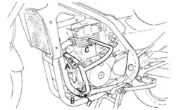 Kawasaki ER-5 (1997-2000) engine guard