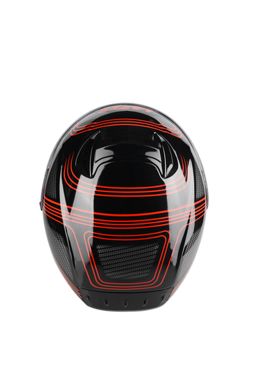 Kask Motocyklowy LAZER RAFALE Darkside (kol. Czarny - Czerwony) rozm. XL