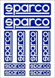 Zestaw naklejek Sparco