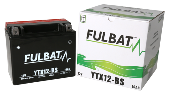 Akumulator FULBAT YTX12-BS (AGM, obsługowy, kwas w zestawie)