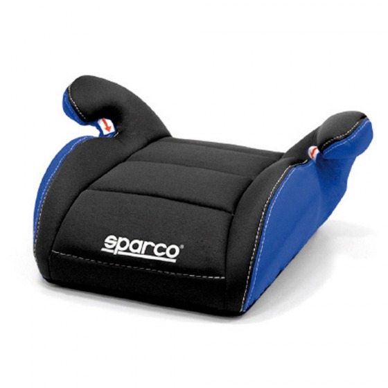 Fotelik dziecięcy / podstawka Sparco F100k czarno/niebieski (15 - 36 kg)