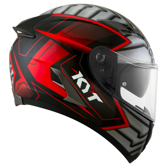 Kask Motocyklowy KYT FALCON 2 ARMOR czerwony - S