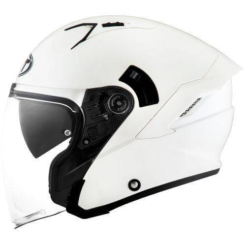 Kask Motocyklowy KYT NF-J biały - L