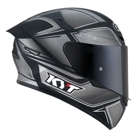 Kask Motocyklowy KYT TT-COURSE TOURIST szary - L