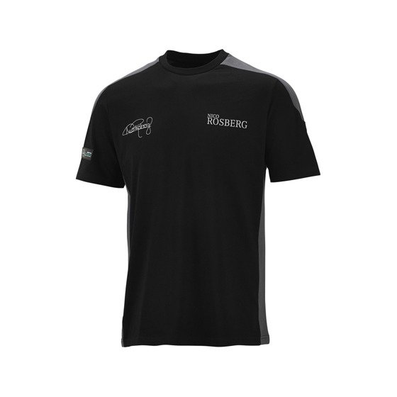 Koszulka t-shirt męska Nico Rosberg Mercedes AMG Petronas F1 Team czarna