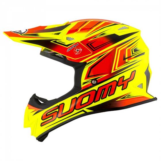 SUOMY KASK MR JUMP START FLUO YELLOW RED ROZMIAR L