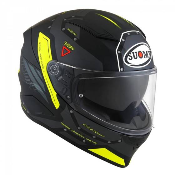 SUOMY KASK SPEEDSTAR AIRPLANE MATT GREY YELLOW ROZMIAR L