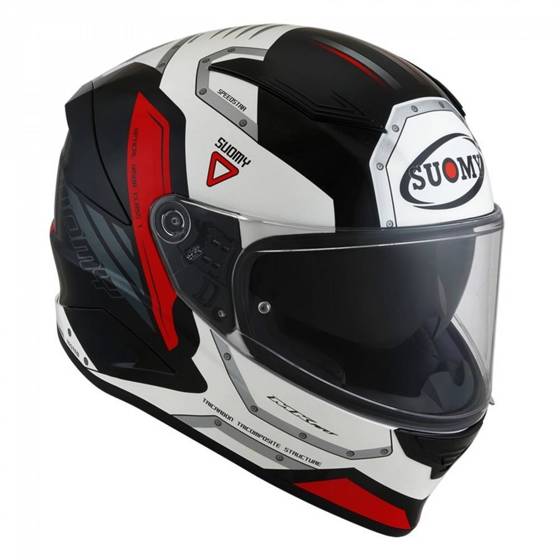 SUOMY KASK SPEEDSTAR AIRPLANE WHITE RED ROZMIAR L