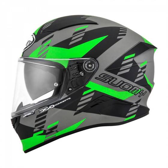 SUOMY KASK SPEEDSTAR FLOW GREEN BLACK ROZMIAR M