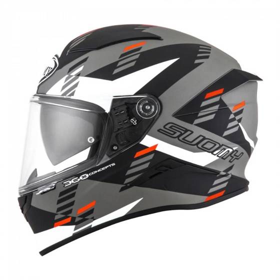 SUOMY KASK SPEEDSTAR FLOW MATT WHITE GREY ROZMIAR L