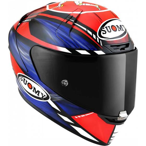 SUOMY KASK SR-GP ON BOARD BLUE RED FLUO ROZMIAR L