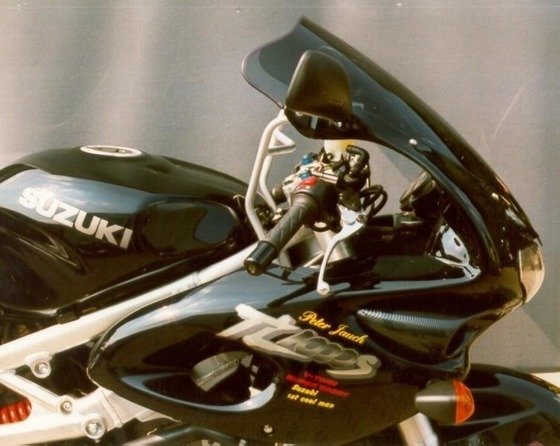 Szyba motocyklowa MRA SUZUKI TL 1000 S, AG, 1997-, forma TM, czarna